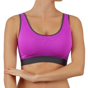 Lattice Strappy Back Longline Yoga Sports Bra